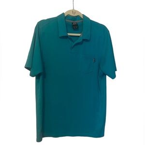 Men’s Turquoise Oakley Regular Fit Polo